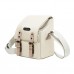 SARLAR Camera Sling Bag for Women， Small Crossbody Bag Canvas Purse Compatible for Canon, Nikon, Sony Mirrorless Cameras & Lenses Cute Retro Beige