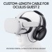 SARLAR VR Gaming Headphones for Quest 2/Quest 3 Increase VR Immersion, Custom Length Cable, Optimized Gaming Audio Driver, Memory Protein Ear Pads Noise Isolating and Other Accessories